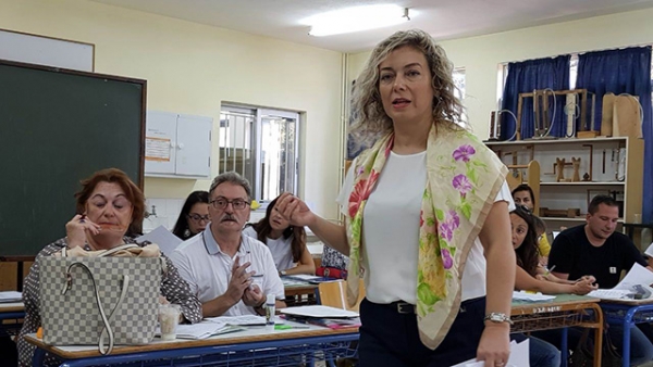 Η Ρούλα Κεχρή εκπαίδευσε καθηγητές στη Χίο