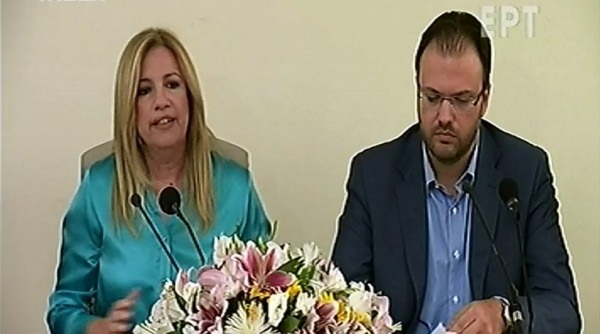 Γεννηματά και Θεοχαρόπουλος ανακοίνωσαν τη «Δημοκρατική Συμπαράταξη»