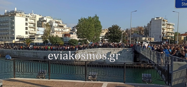 Δυναμικό «ΟΧΙ» στη εγκατάσταση ανεμογεννητριών στην Εύβοια- Πάνω από 3000 κόσμος διαδήλωσε- Ξεπέρασε κάθε προσδοκία η κινητοποίηση στην παραλία της Χαλκίδας