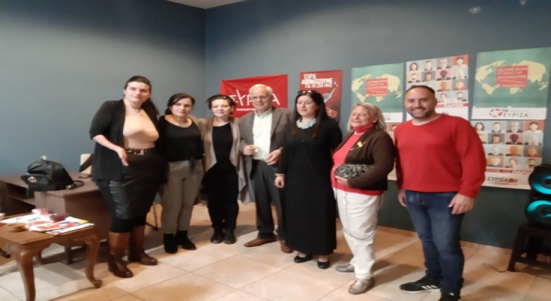 Μέσα σε θερμό κλίμα τα εγκαίνια γραφείων οργάνωσης μελών ΣΥΡΙΖΑ Διρφύων –Μεσσαπίων